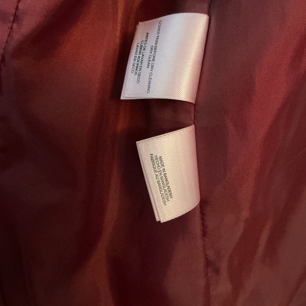 Women’s Nine West Burgundy Blazer - Picture 6 of 6